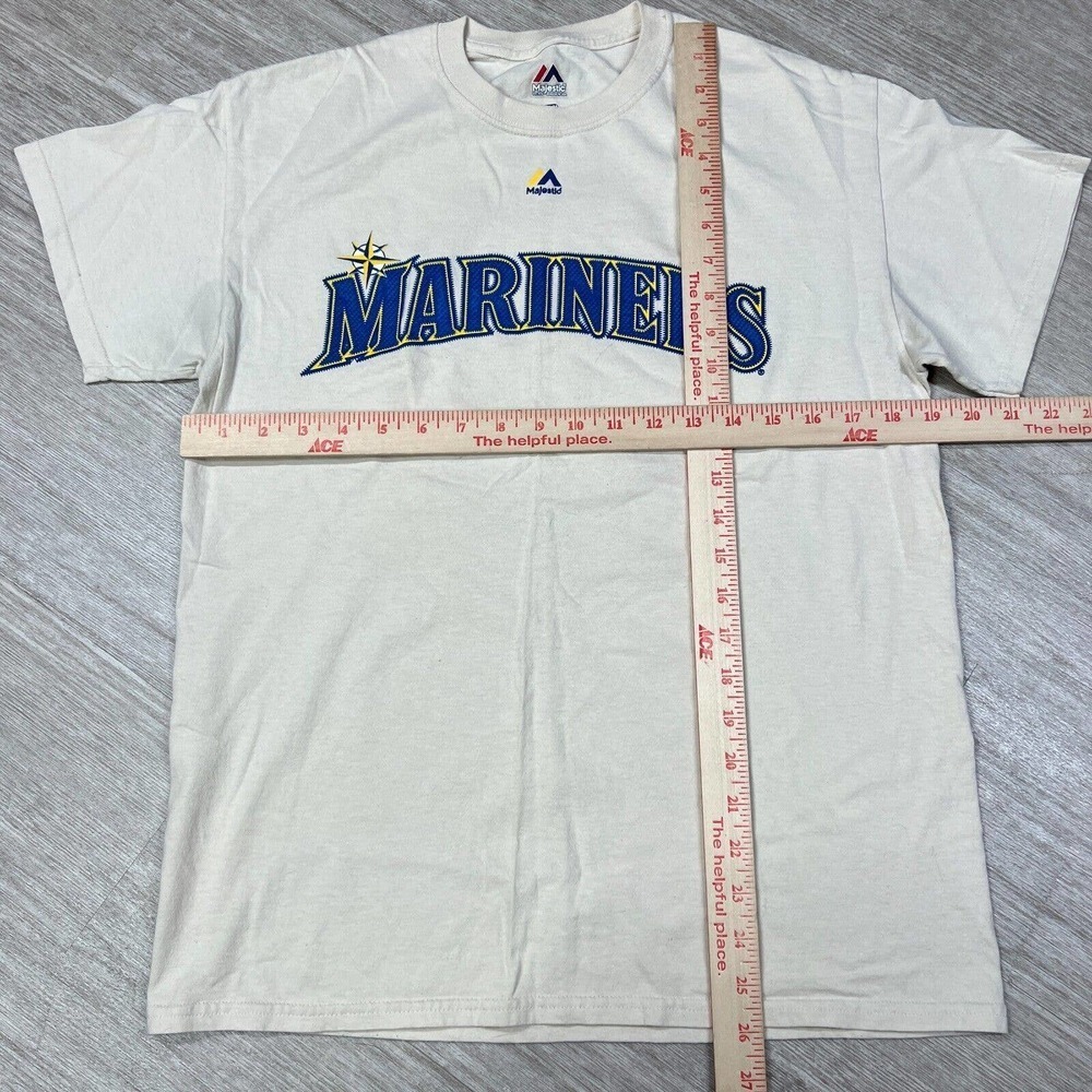 Seattle Mariners Kyle Seager Shirt #15 Men's Medium Majestic Official MLB Gear - Picture 5 of 6